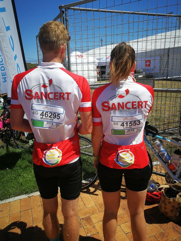 Happy Sancert Cycling the Cape Town Cycle Tour